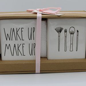 New Rae Dunn Wake Up & Make Up Set